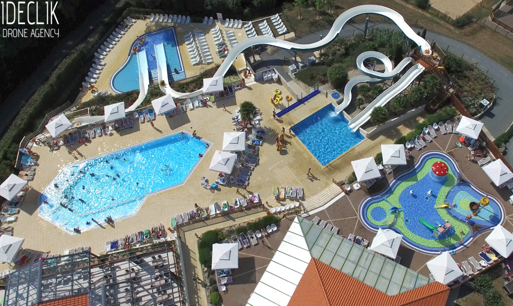 drone camping vendée